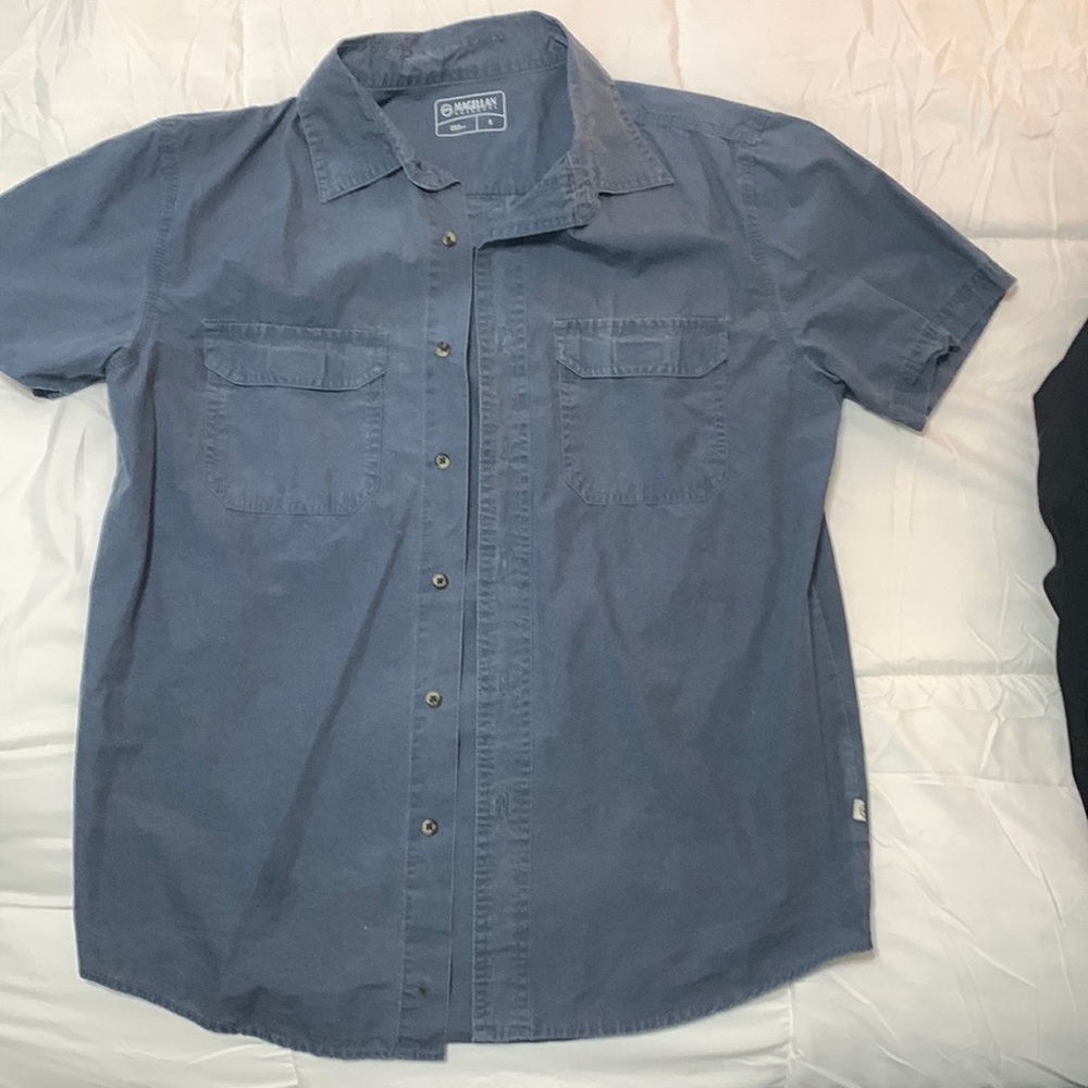 Magellan outdoors short sleeve button up